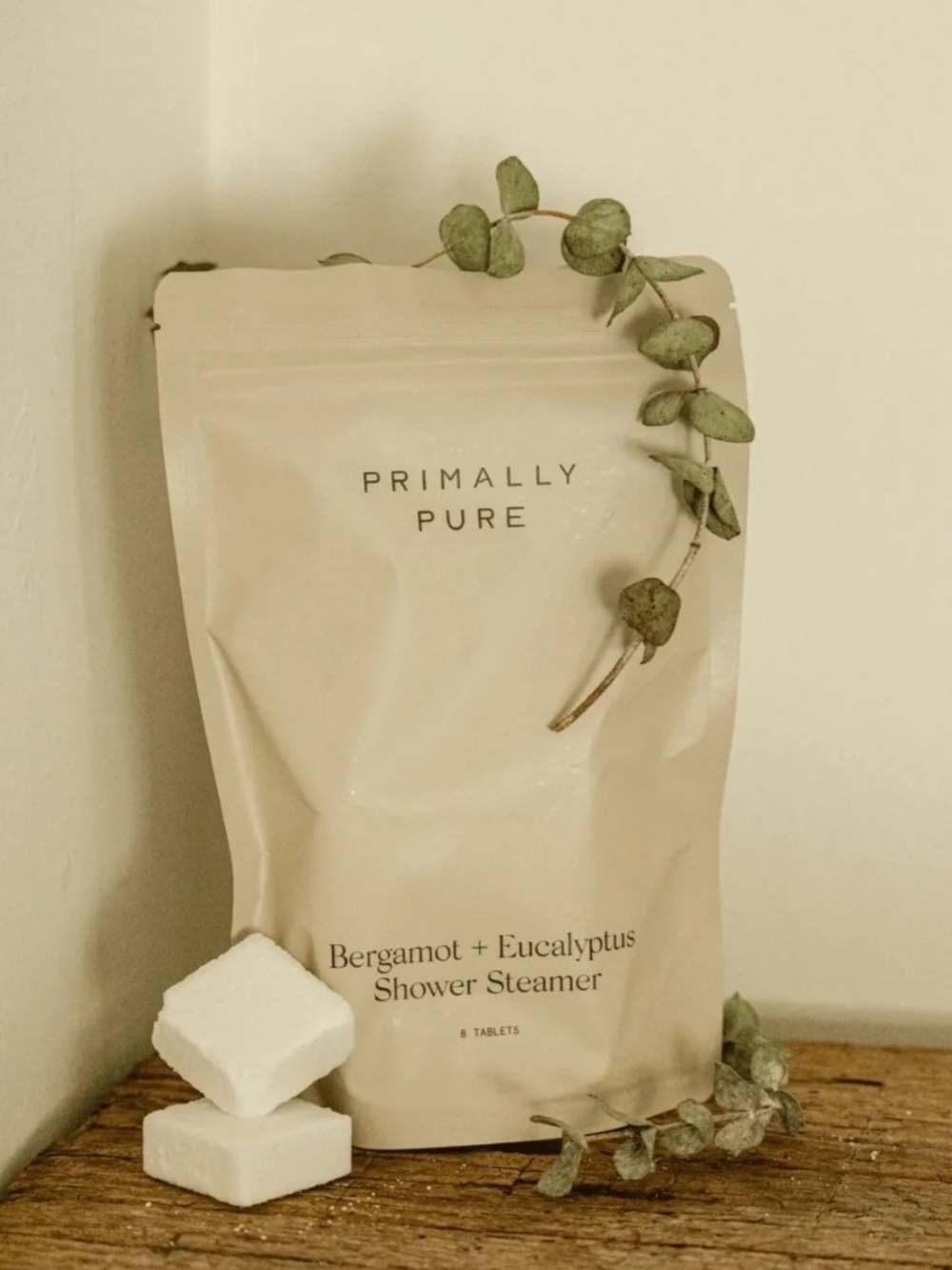 Primally Pure Bergamot + Eucalyptus Shower Steamer - New